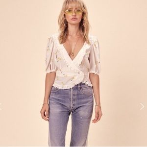 For love & lemons Ashland wrap top XS